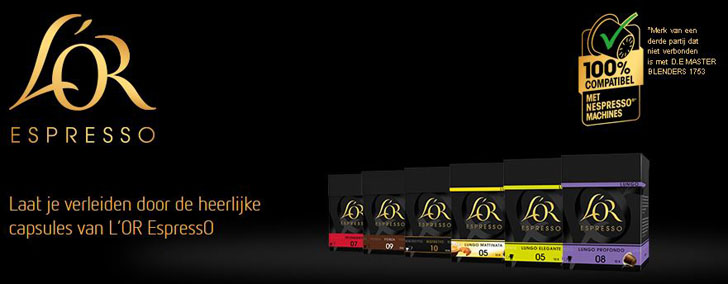 Proefpakket nespresso cups gratis