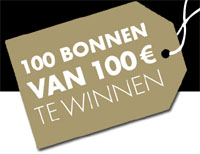 100 bonnen 100 euro