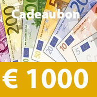 waardebon 1000 euro